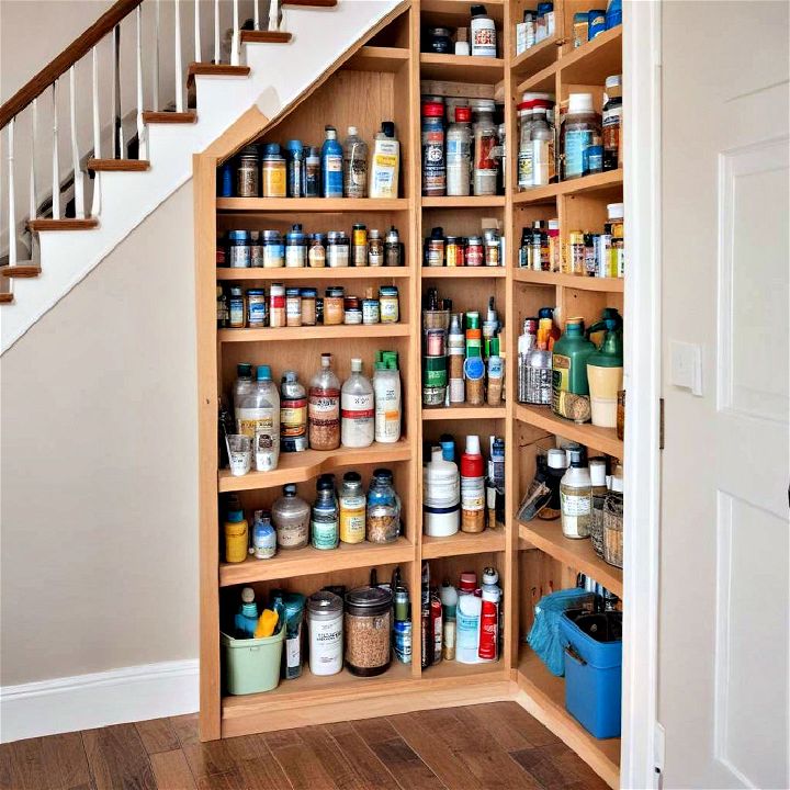 pantry for cleaning supplies