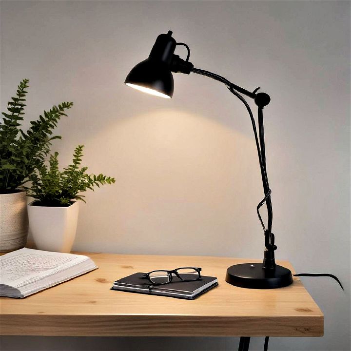 particularly desk edge clip on light