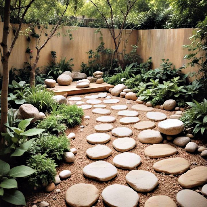 peaceful environment meditation garden
