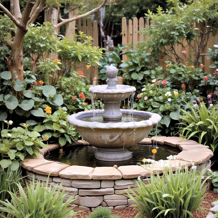 peaceful water features for garden