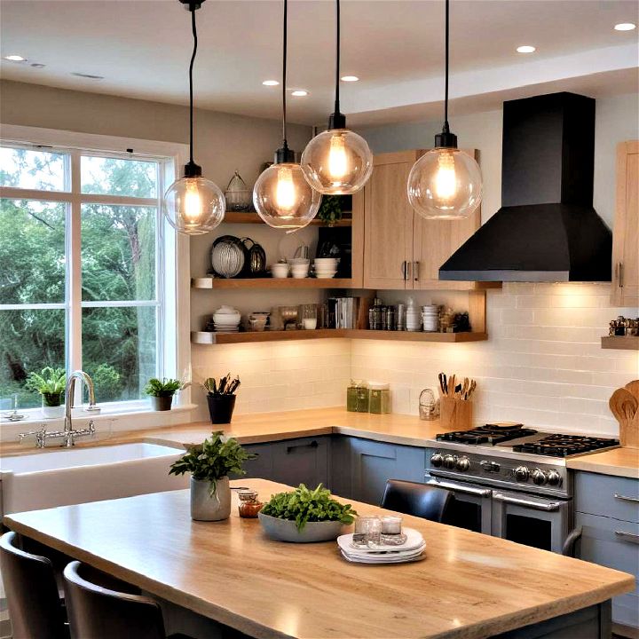 pendant lights for small kitchen