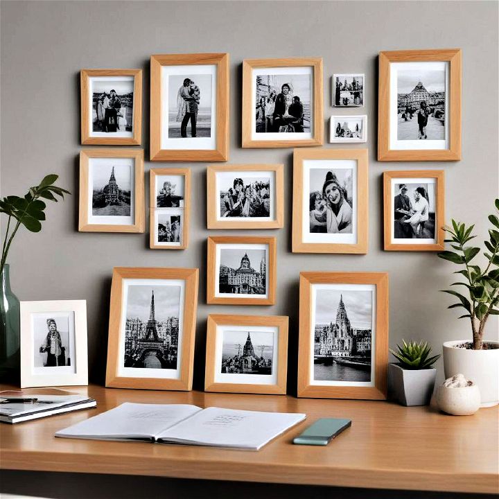 personal photo frame set for desk