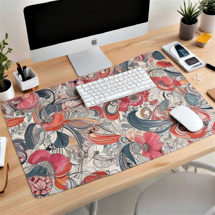 personality artistic desk mat