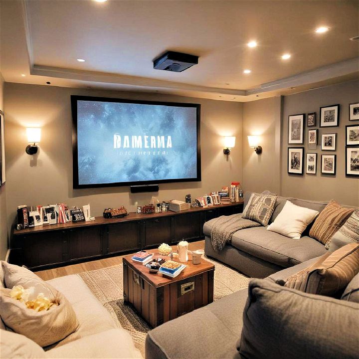 personalized mini cinema for movie going
