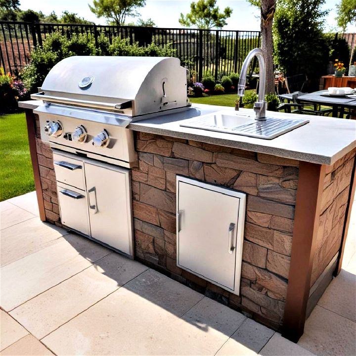 portable compact outdoor kitchen