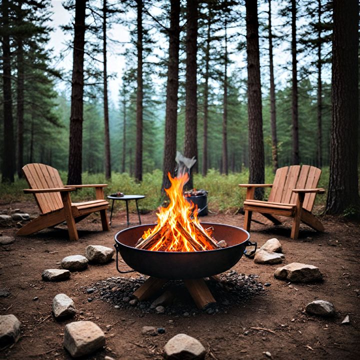 portable lightweight camping fire pit