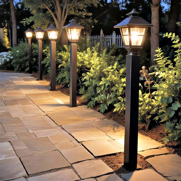 post lights for illuminating larger areas