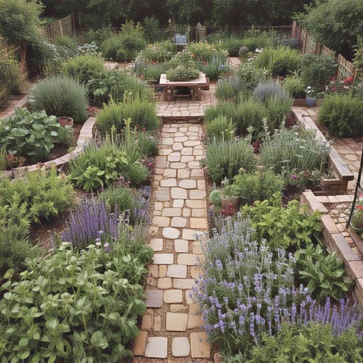 practical and beautiful herbal garden