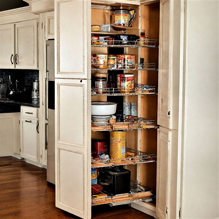pull out pantry cabinets for smaller kitchens