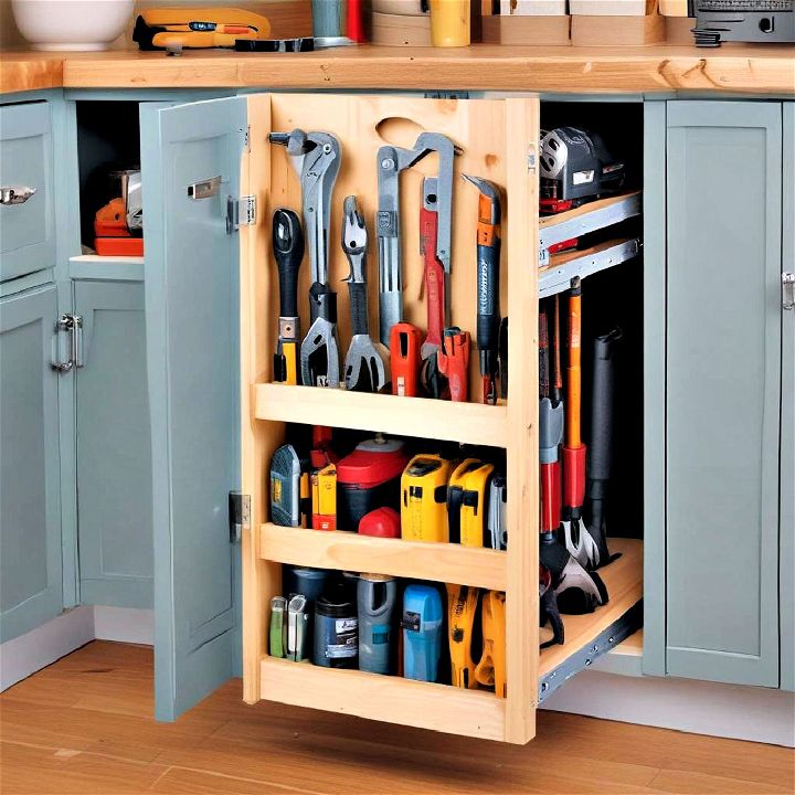 pull out vertical storage