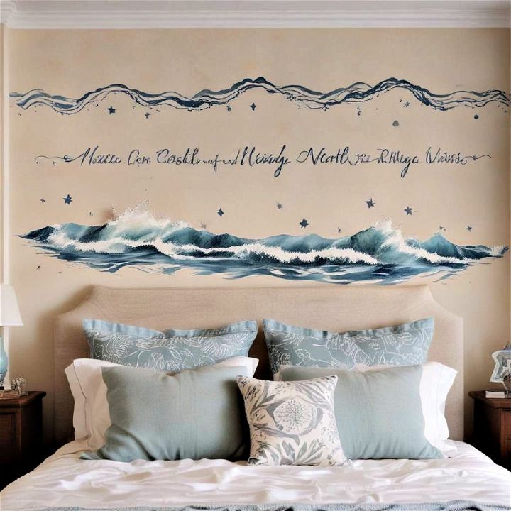 quick coastal inspired wall decals