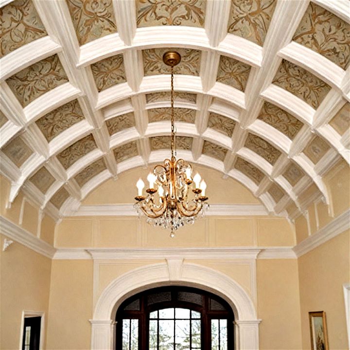 refined and timeless coffered detailing