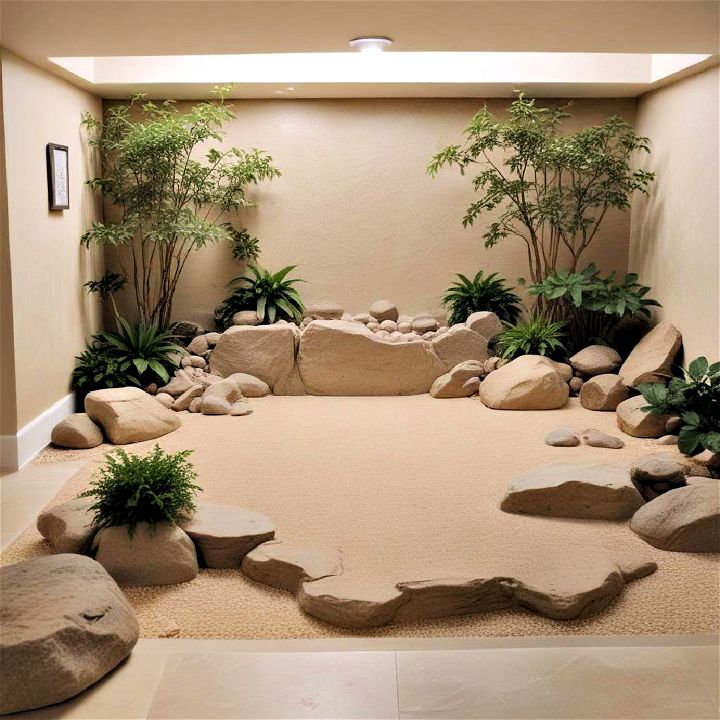 relaxation and meditation zen garden