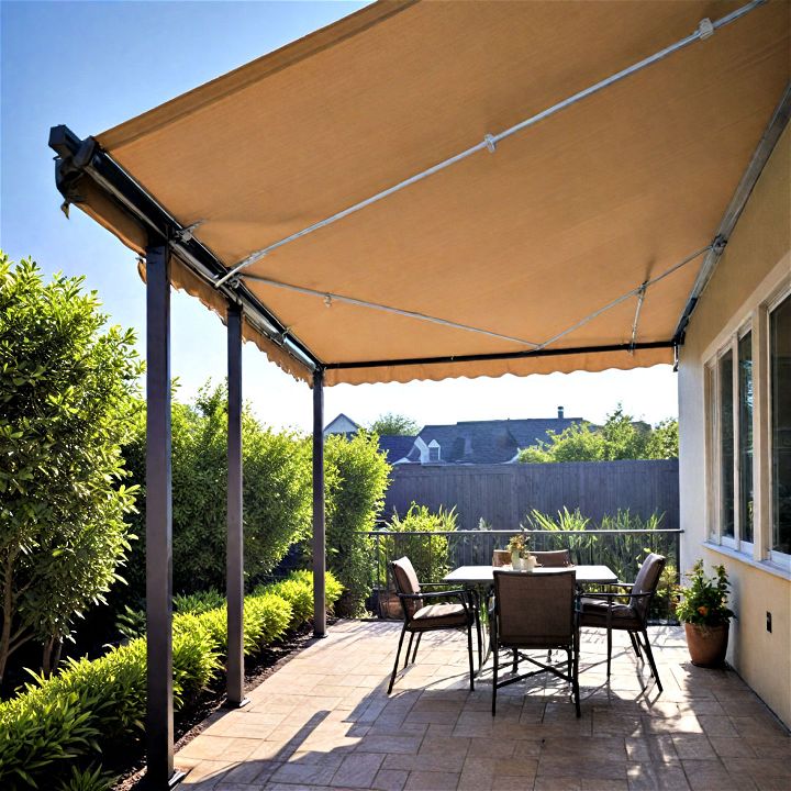 retractable awnings for unpredictable weather