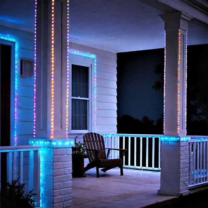 rgb led lights front porch