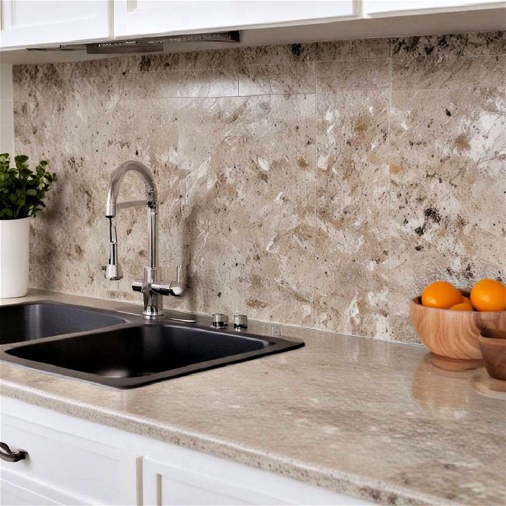 robust flecked granite tiles for kitchen