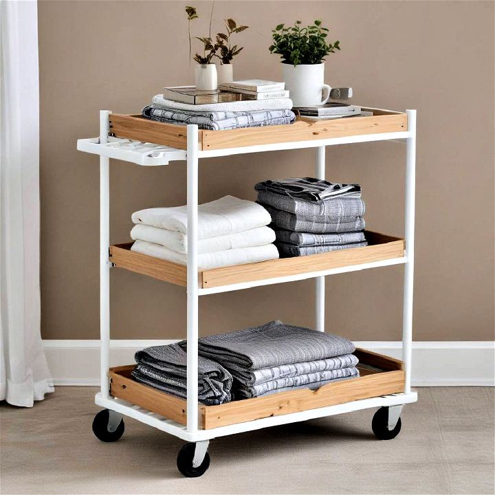 rolling cart for small bedroom