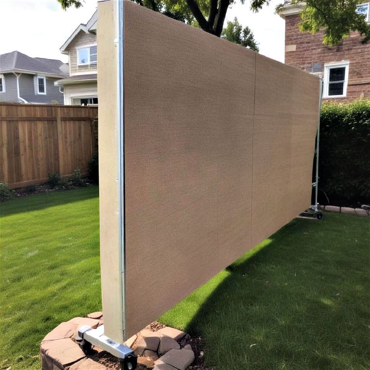 rolling privacy screen