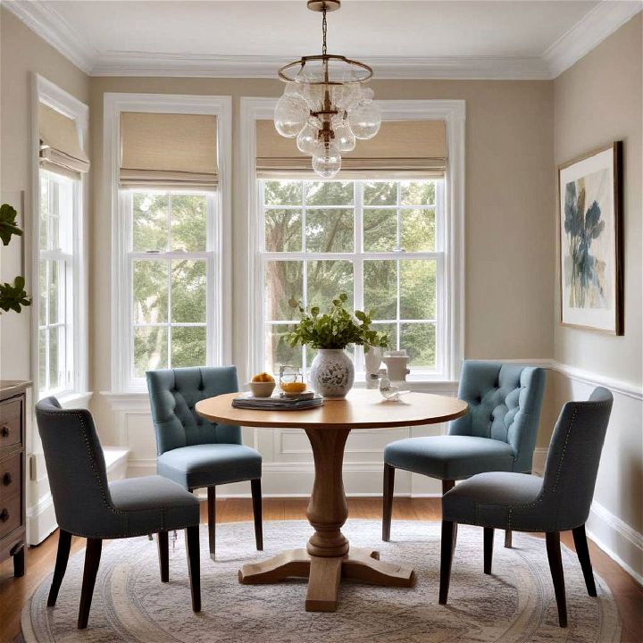 round table for small dining room