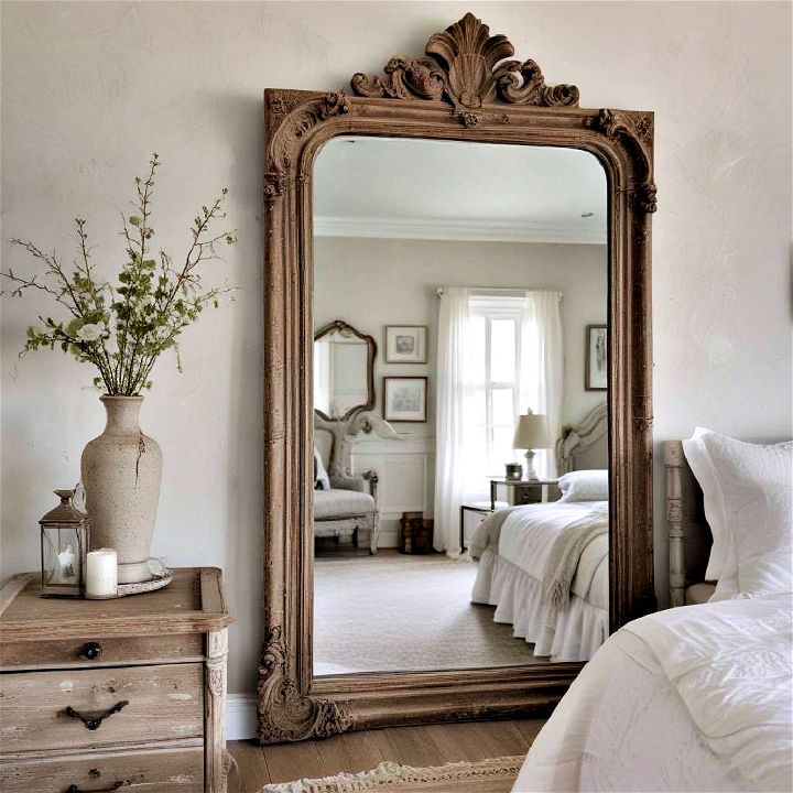 rustic aesthetic antique mirrors