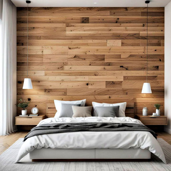 rustic and modern wooden paneling