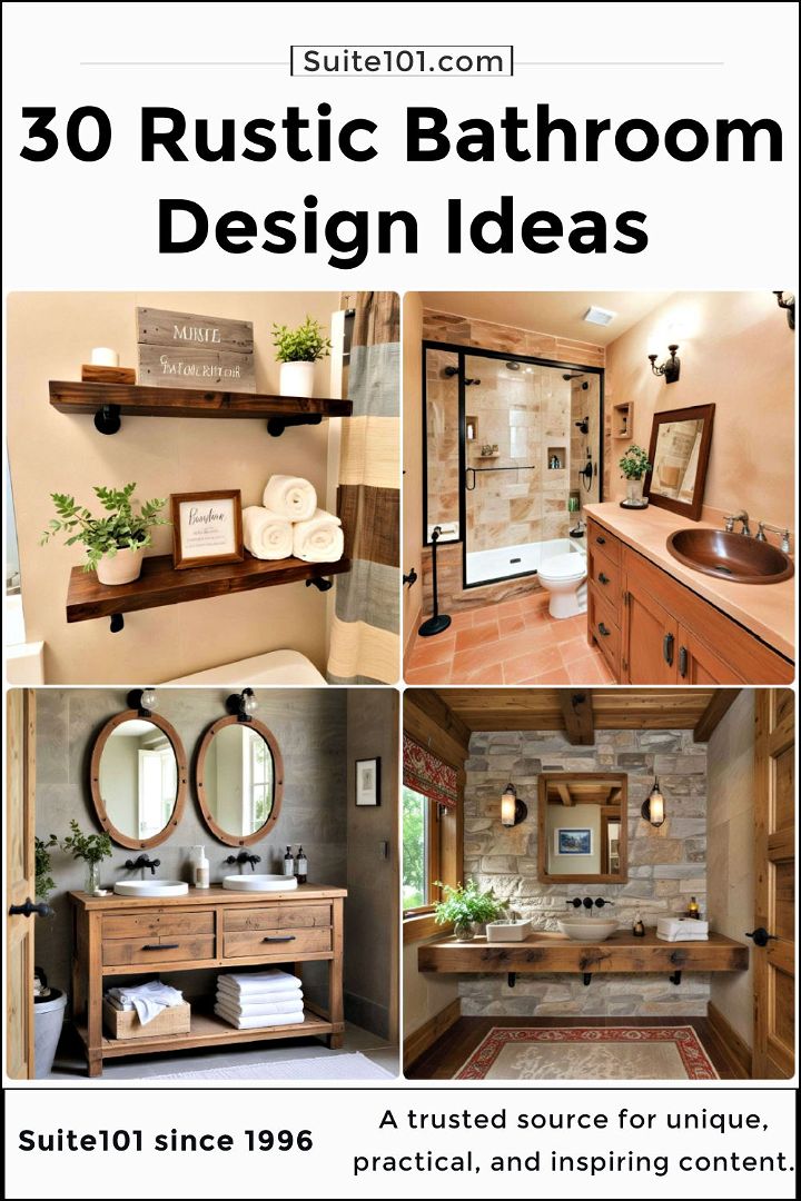 rustic bathroom ideas to try