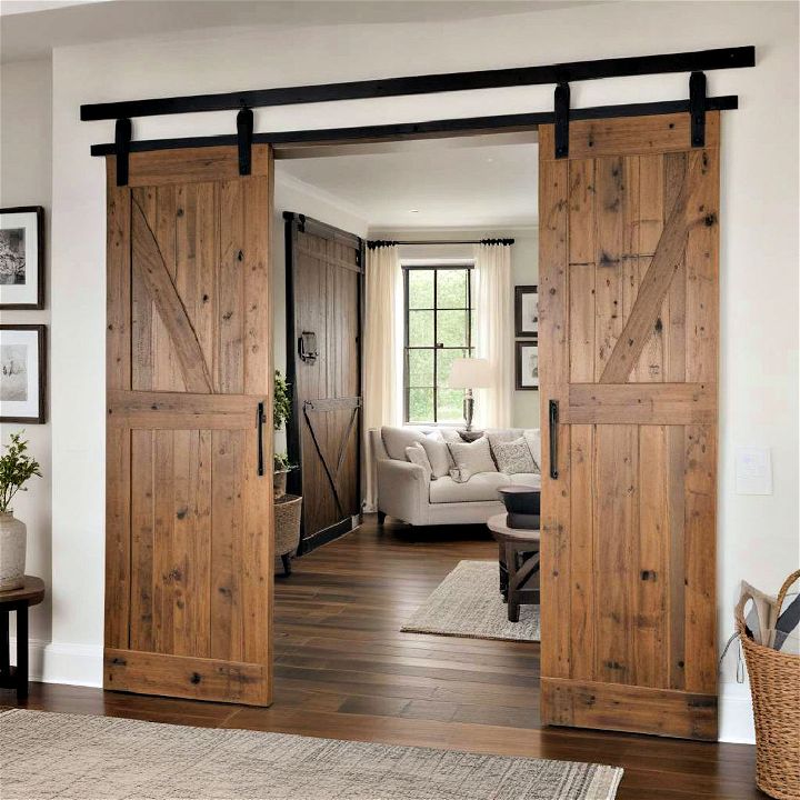 rustic charm sliding barn doors