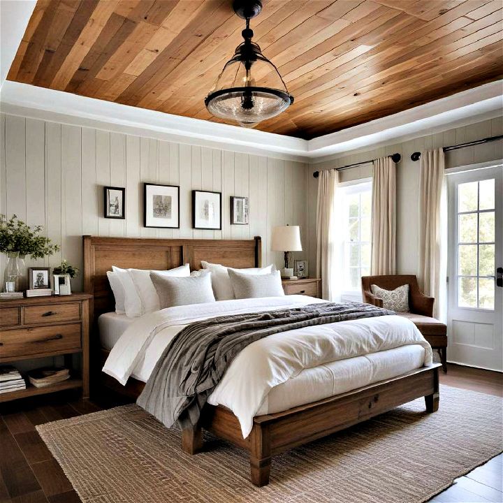 rustic charm wooden ceiling