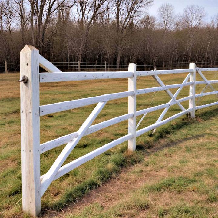 rustic crossbuck horse fence