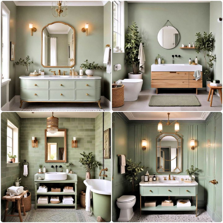 sage green bathroom ideas