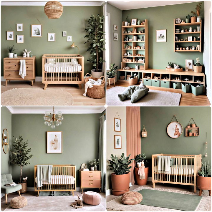 sage green nursery ideas