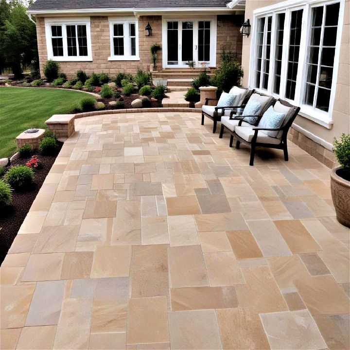 sandstone paver for patio
