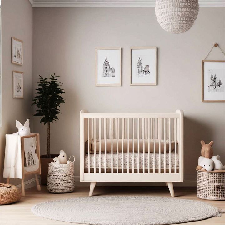 scandinavian simplicity for baby girl s nursery