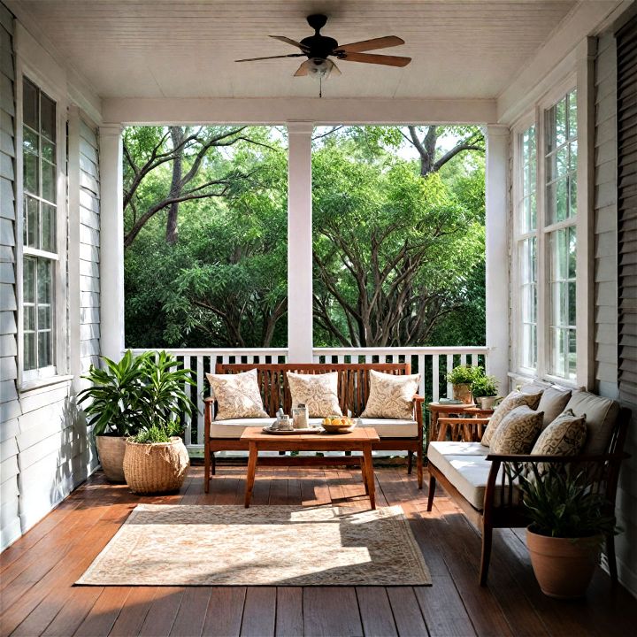 seamless transition to make your porch an extension of your home