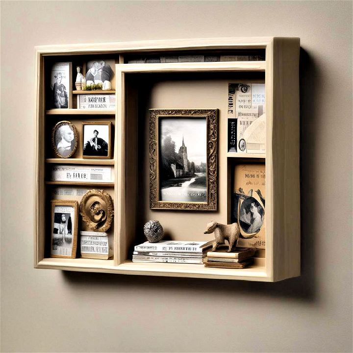 shadow box to display your cherished memories