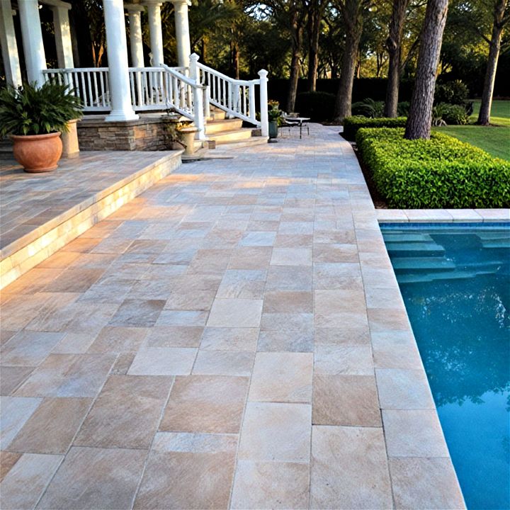 shellstone pavers coastal beauty to your patio