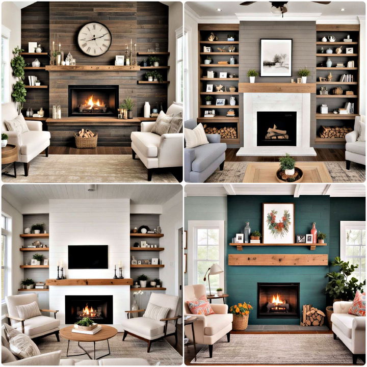 shiplap fireplace ideas