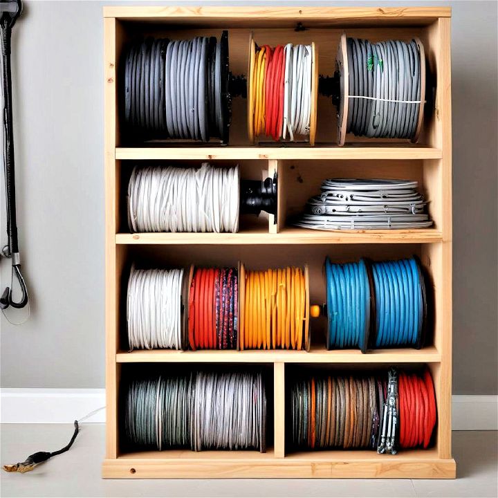 simple cable reel organizers