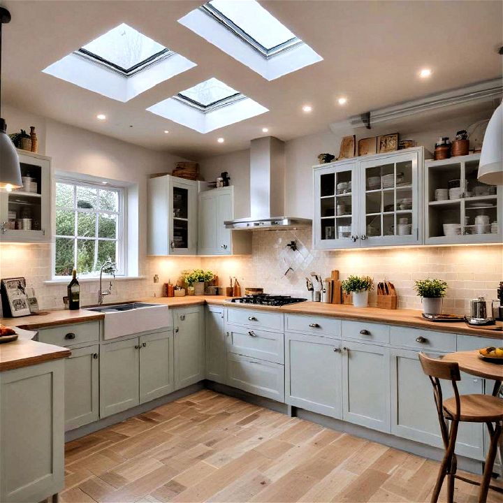 skylights for small kitchen