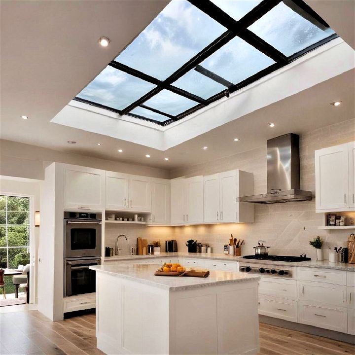 skylights kitchen ceiling