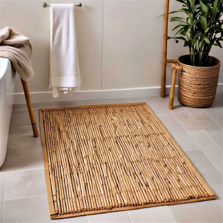 sleek and eco friendly bamboo mats