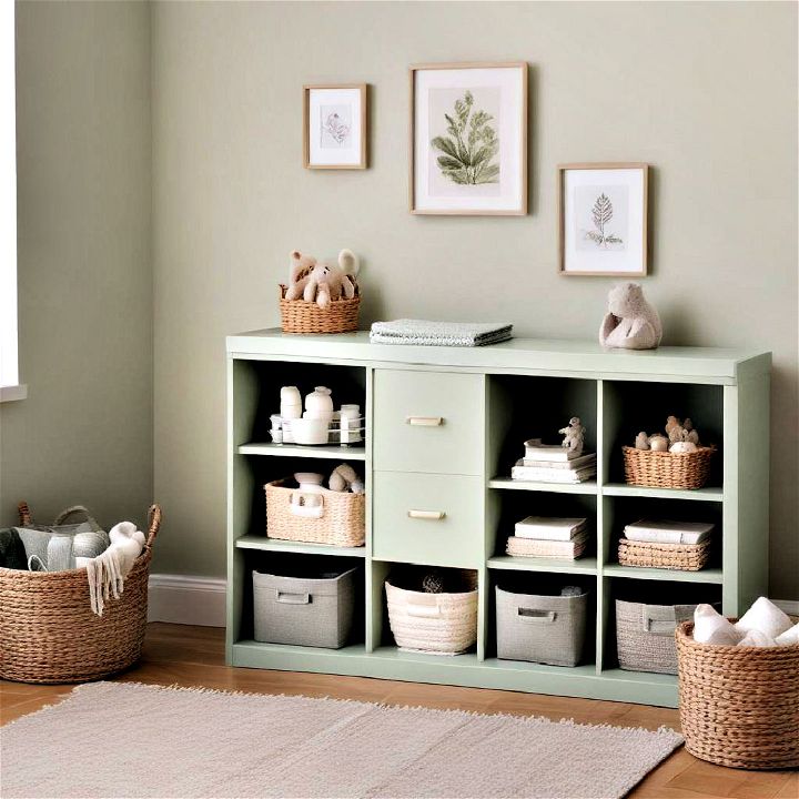 sleek sage storage solutions nursery