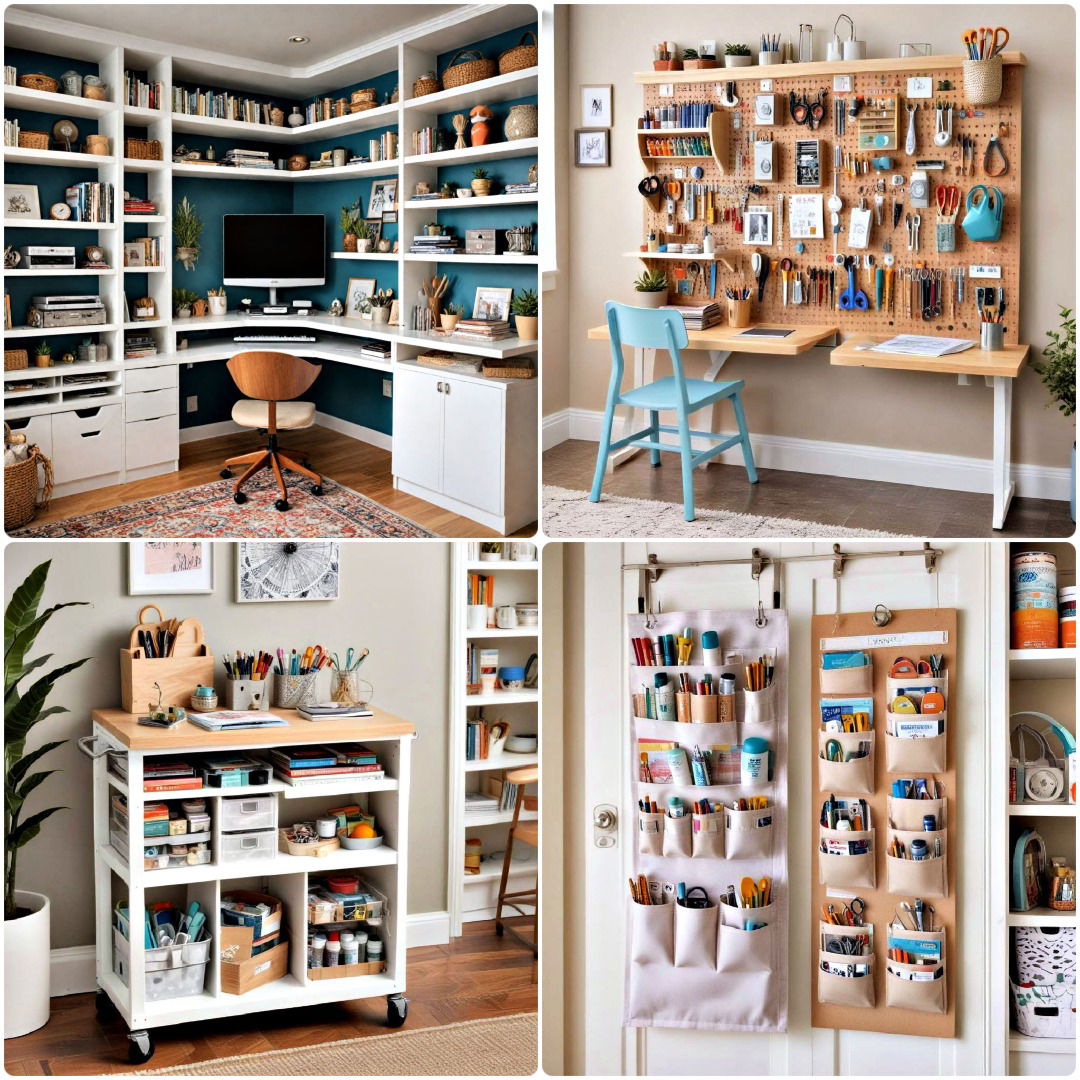 25 Small Craft Room Ideas That Do More With Less