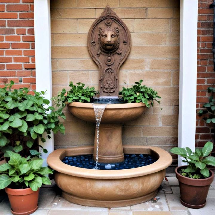 small fountain for porch