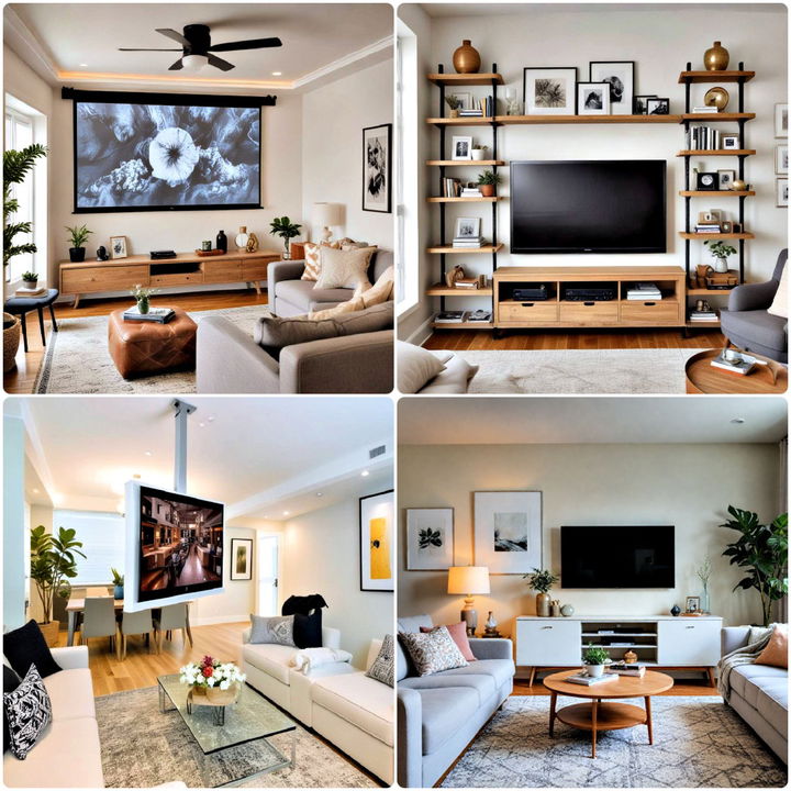 30 Small Living Room Ideas with TVs to Maximize Space