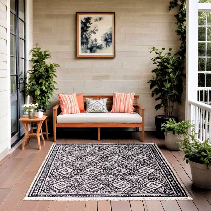 small porch outdoor rug
