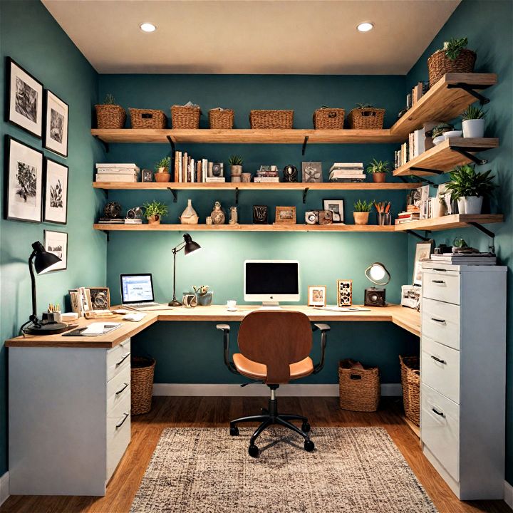 smart and functional home office bedroom