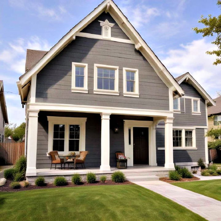 40 Modern Grey House Exterior Color Schemes and Ideas