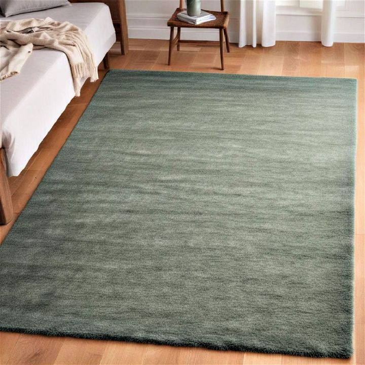 solid color rug for bedroom