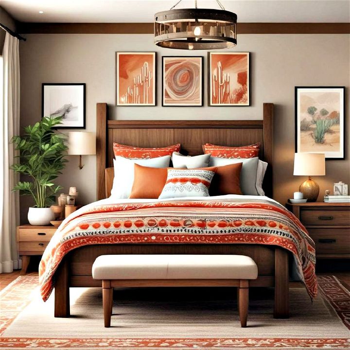 southwestern style bedroom to spark creativity